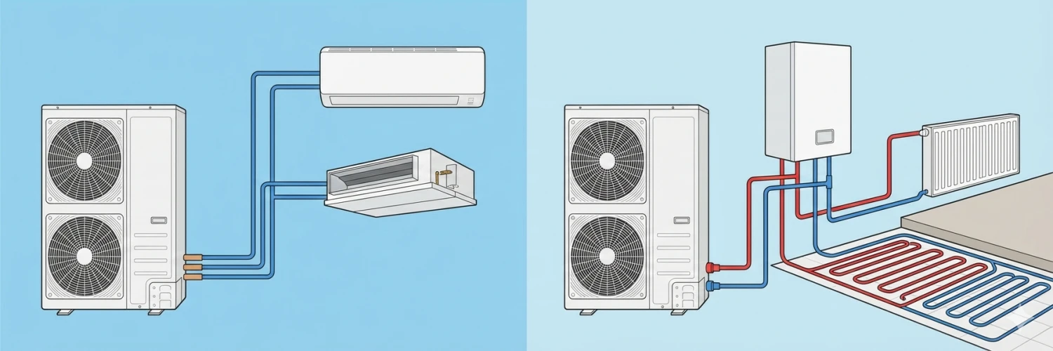 VRF системите – какво представляват, как работят и с какво се различават от термопомпите