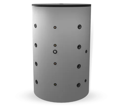 Буферен съд Елдом BCS2000F, 2000L, Неемайлиран с една серпентина