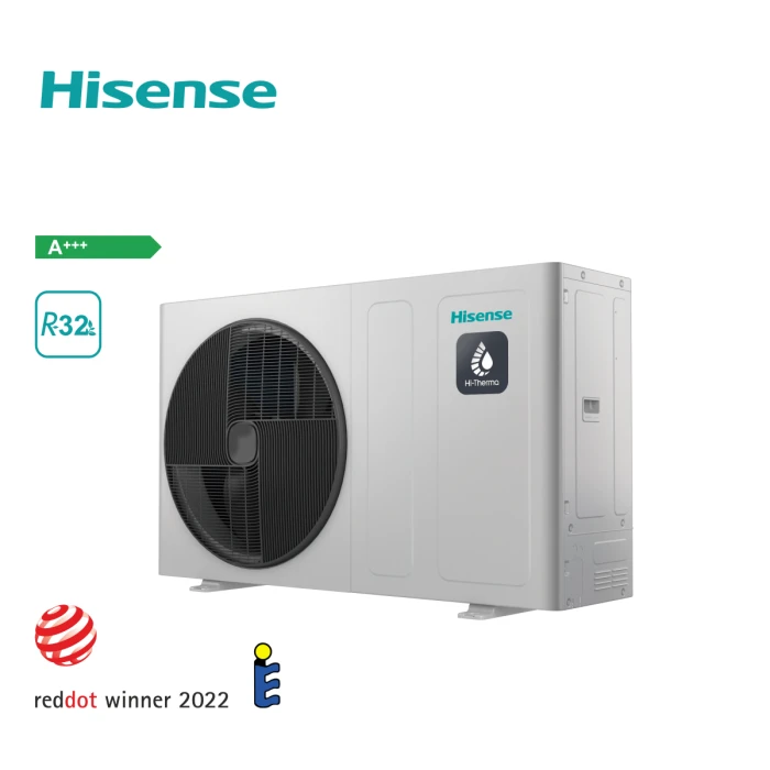Термопомопа Hisense Hi-Therma Monobloc R32, AHZ-12HEDS1, 12kW 400V, Клас А+++