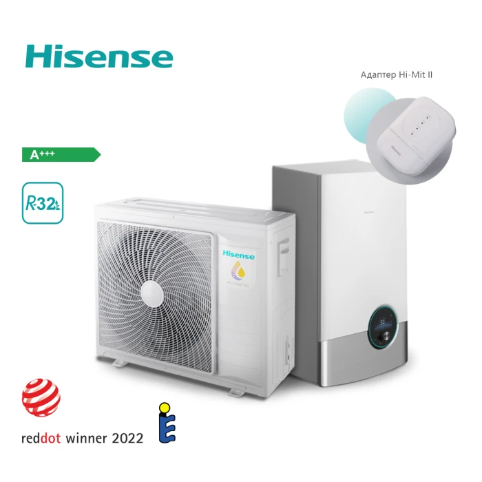 Термопомопа Hisense Hi-Therma R32, 12kW, Wi-Fi, Клас А+++