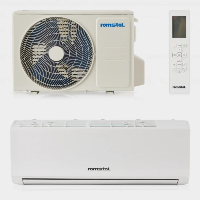 Инверторен климатик Romstal Midea ECOVENT 500, 12000 BTU, R32, Wi-Fi, Клас А+++